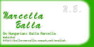 marcella balla business card